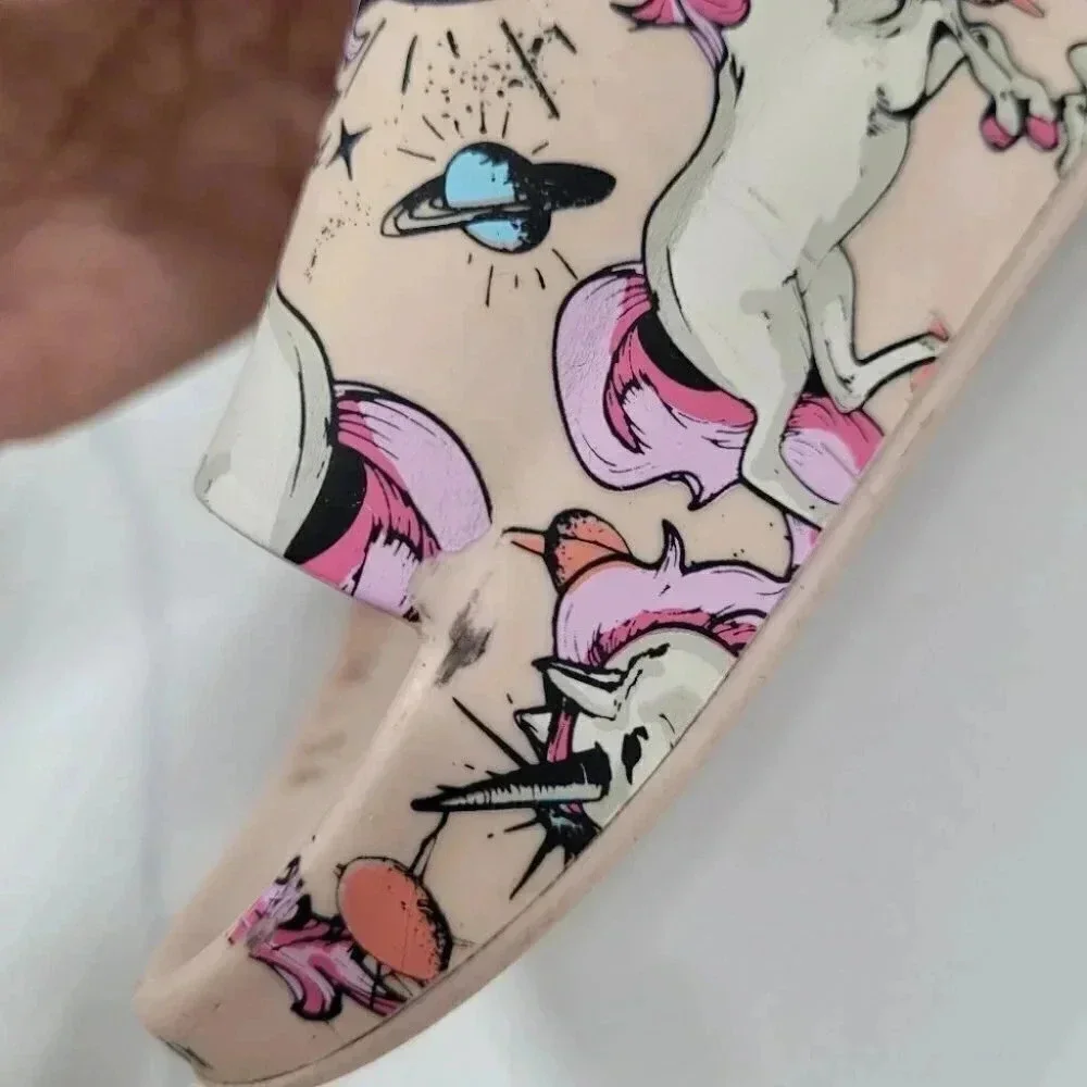 Mini Melissa Girls Unicorn Pool Slide Sand…